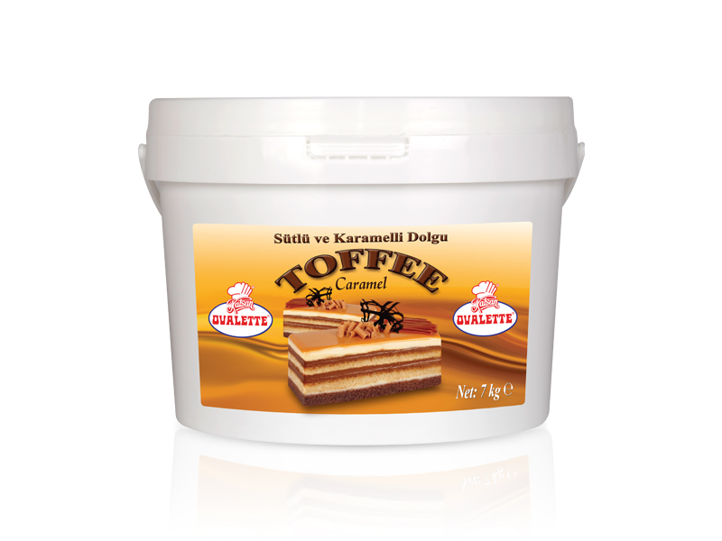 Ovalette Karamelli Sütlü Dolgu 7Kg