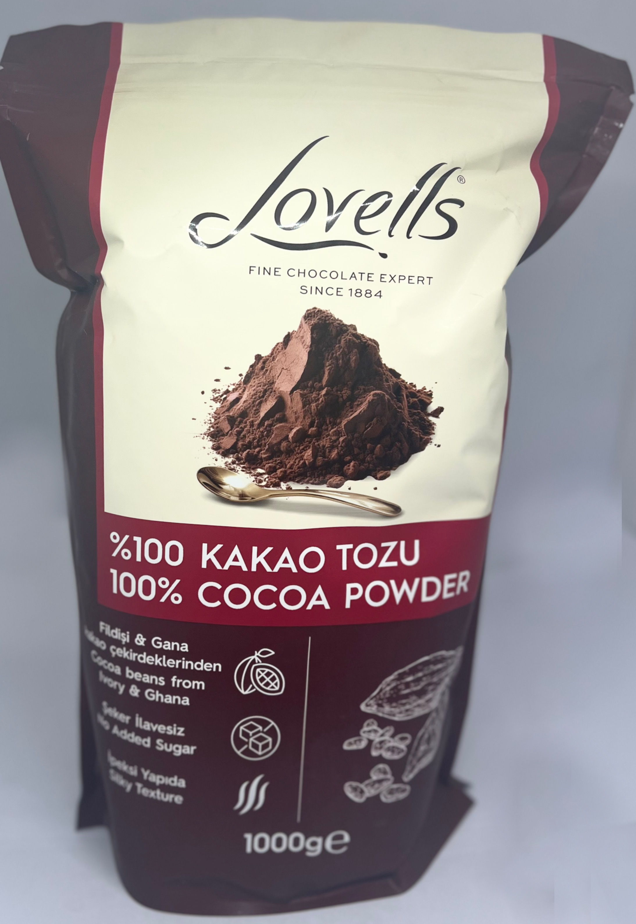 Elit Lovells %100 Kakao Tozu 1 Kg