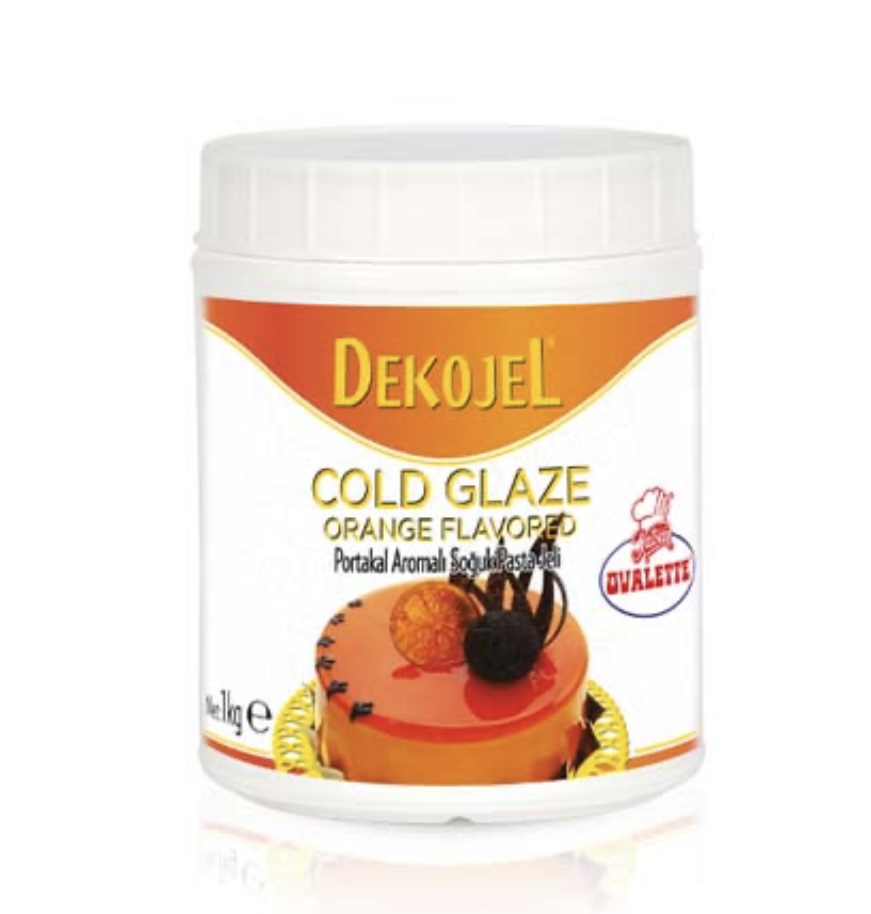 Ovalette Dekojel Portakal Aromalı Soğuk Pasta Jeli 1 Kg