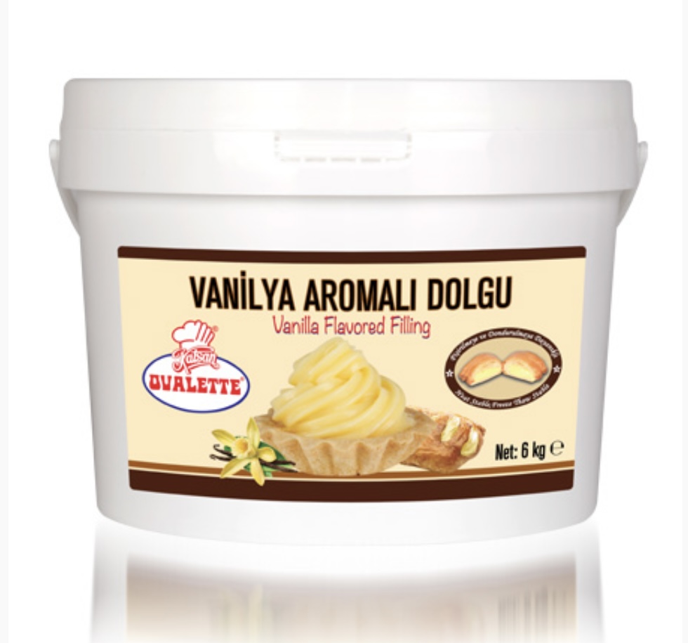 Ovalette Vanilya Aromalı Dolgu 6 Kg
