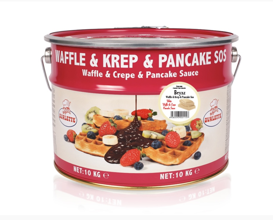 Ovalette Beyaz Waffle Sos 10 Kg