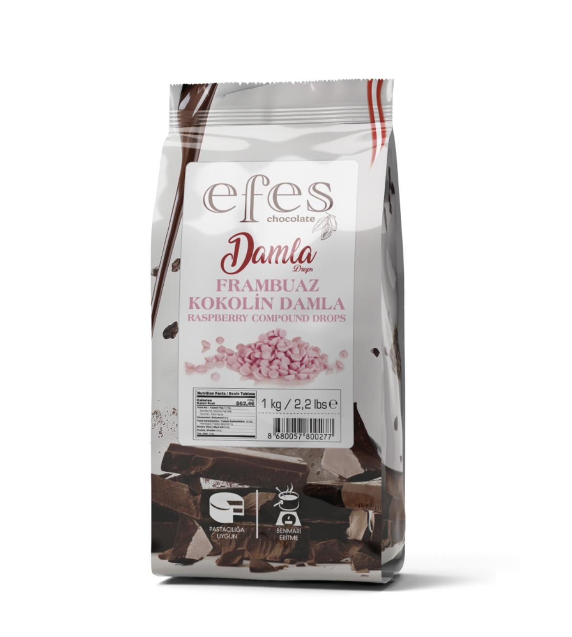 Efes Frambuaz Kokolin Damla Drop 1 Kg