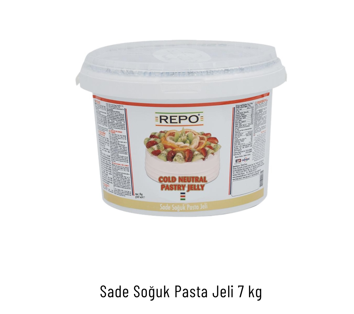Repo Sade Soğuk Pasta Jeli 7 Kg