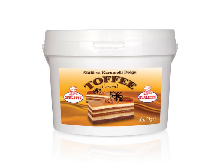 Ovalette Karamelli Sütlü Dolgu 7 Kg
