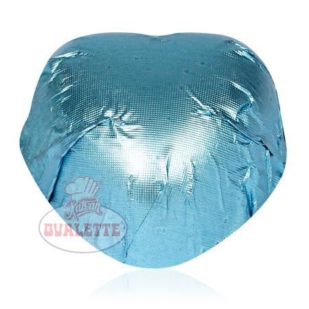 Ovalette Yaldızlı Küçük Kalp Mavi 168 Adet