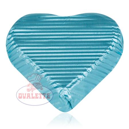Ovalette Yaldızlı Orta Kalp Mavi 96 Adet