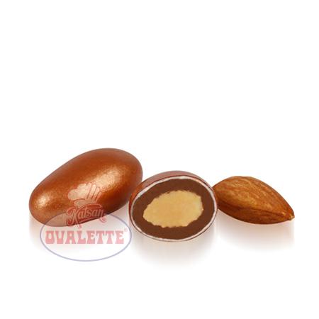 Ovalette Bronz Badem Draje 1 Kg