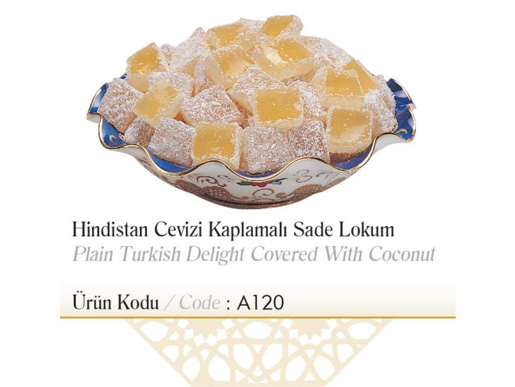 H.Cevizi Kaplı Sade Lokum 5 Kg