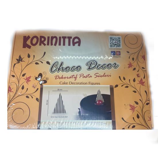 Korınıtta Dekoratif Üçgen Pasta Süsü