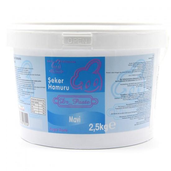 Dr.Paste Şeker Hamur Mavi 2,5 Kg