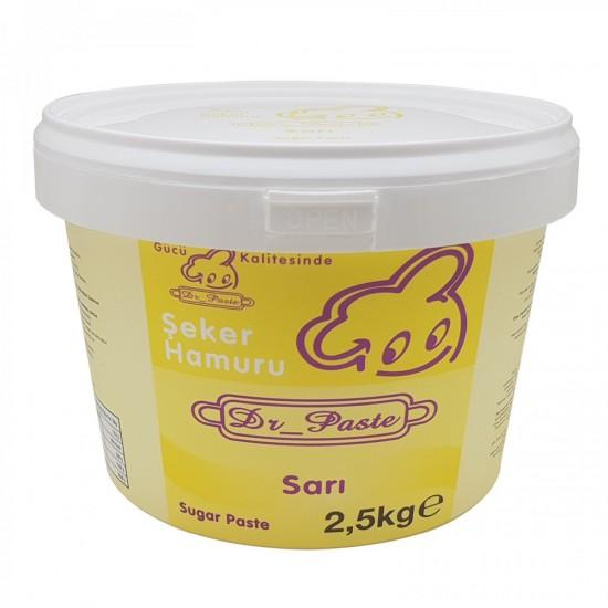 Dr.Paste Şeker Hamur Sarı 2,5 Kg