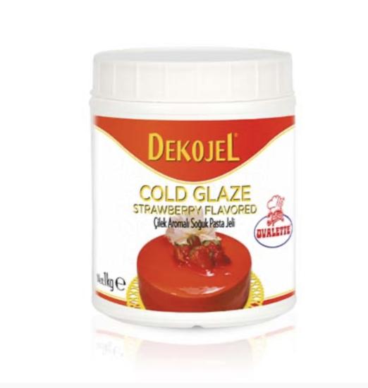 Ovalette Dekojel Çilek Aromalı Soğuk Pasta Jeli 1 Kg