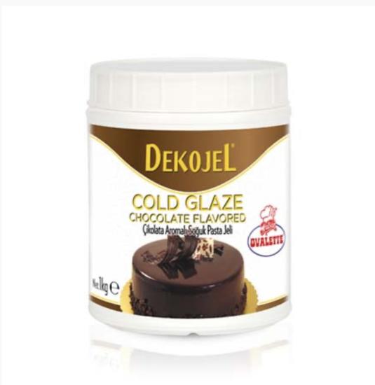 Ovalette Dekojel Çikolata Aromalı Soğuk Pasta Jeli 1 Kg