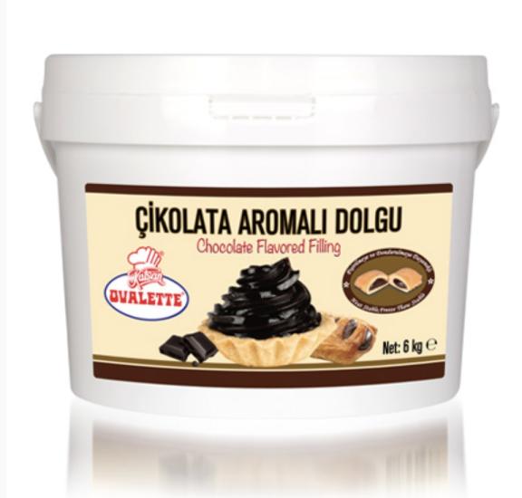Ovalette Çikolata Aromalı Dolgu 6 Kg
