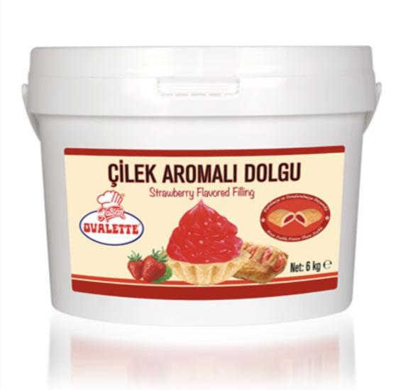 Ovalette Çilek Aromalı Dolgu 6 Kg