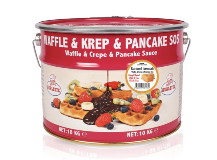 Ovalette Karamel Aromalı Waffle Sos 10 Kg