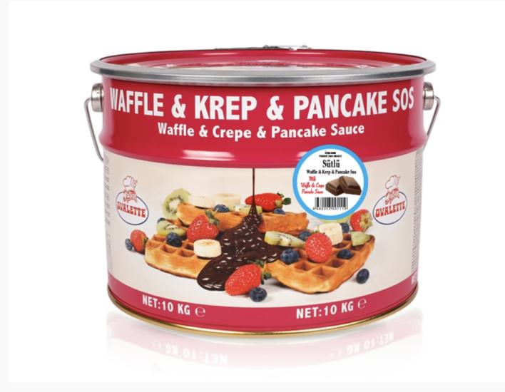 Ovalette Sütlü Waffle Sos 10 Kg