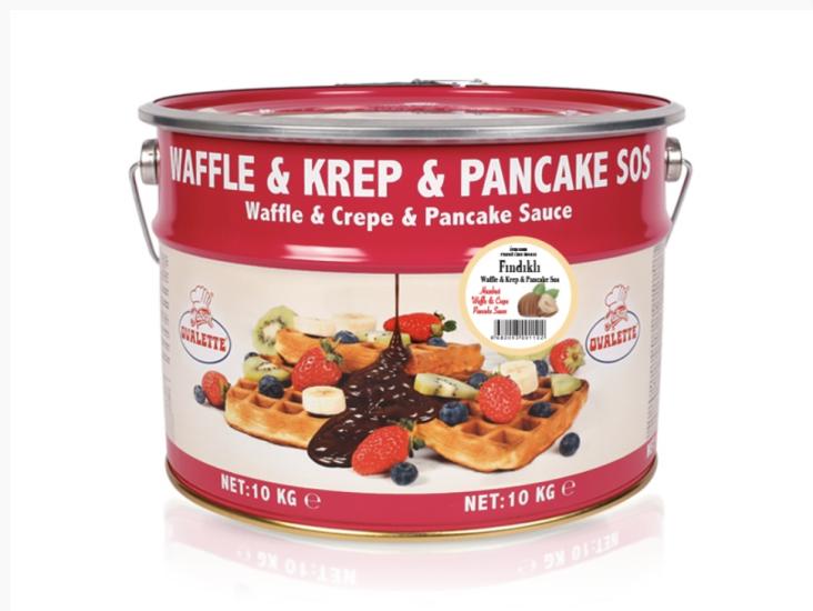 Ovalette Fındıklı Waffle Sos 10 Kg