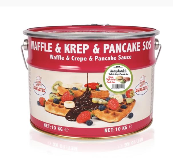 Ovalette Antep Fıstıklı Waffle Sos 10 Kg