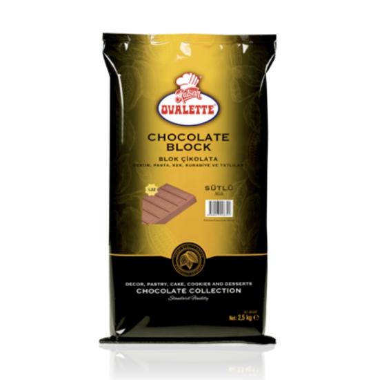 Ovalette Sütlü Kuvertür Çikolata 2,5 Kg