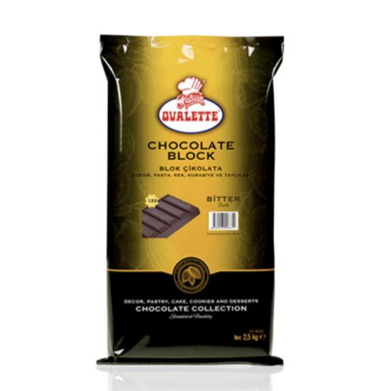 Ovalette Bitter Kuvertür Çikolata 2,5 Kg