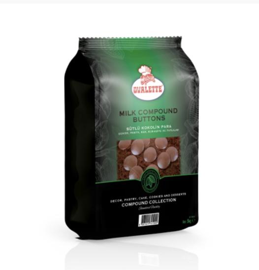 Ovalette Sütlü Kokolin Pul Çikolata 5 Kg