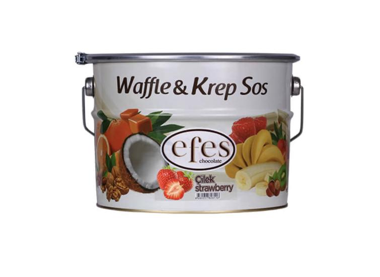 Efes Çilek Waffle Sosu 10 Kg