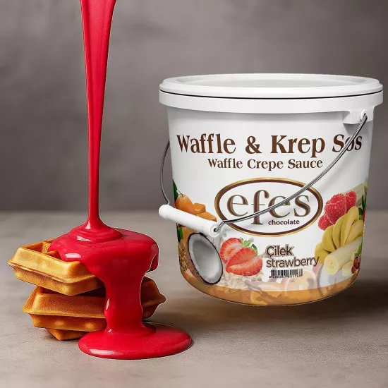 Efes Waffle Sos Çilek 10 Kg