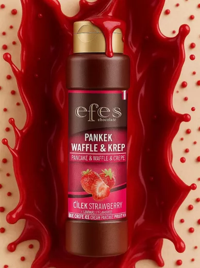 Efes Waffle Sos Çilek 800gr