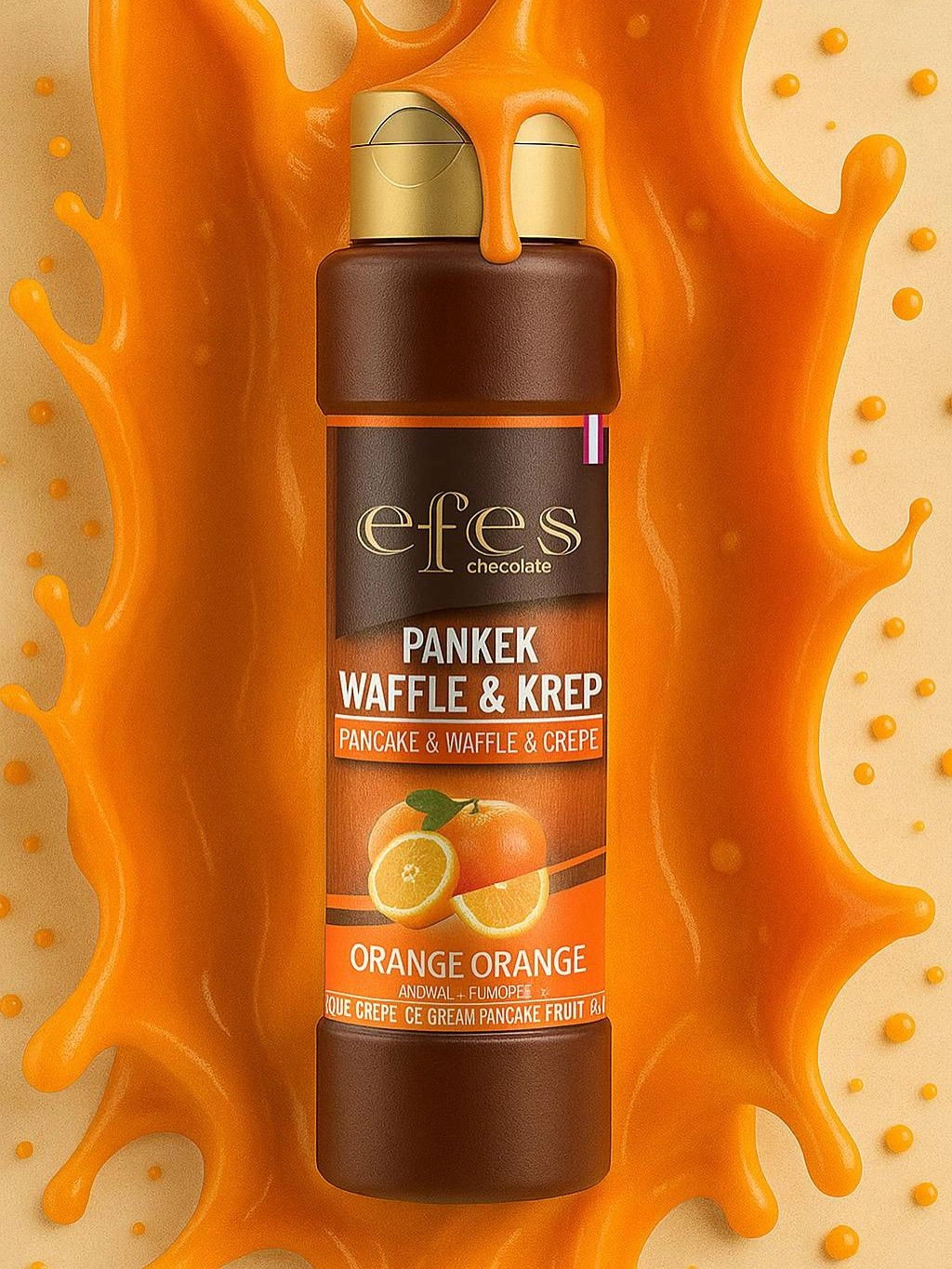 Efes Waffle Sos Portakal 800gr